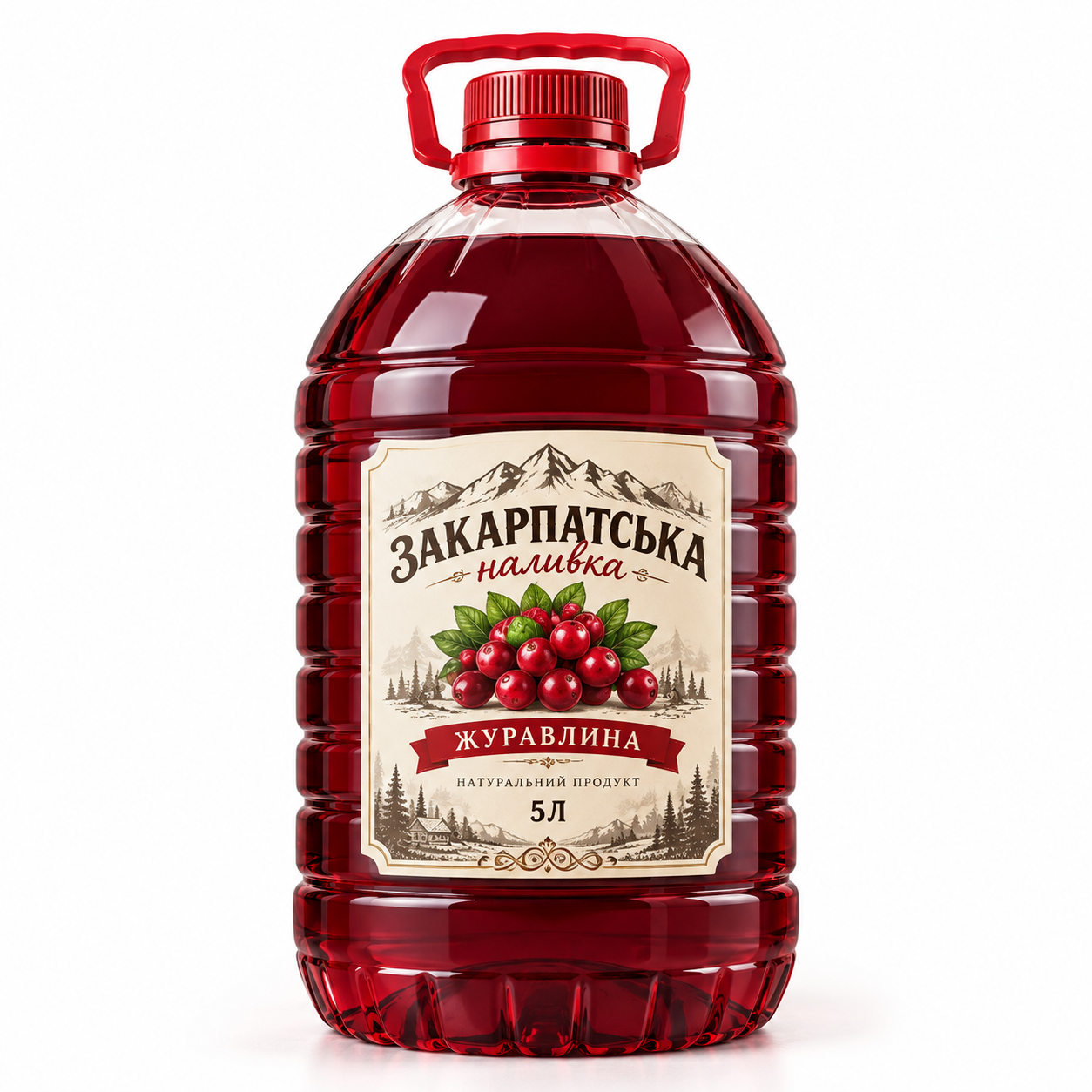 Закарпатська наливка Журавлина 5 л