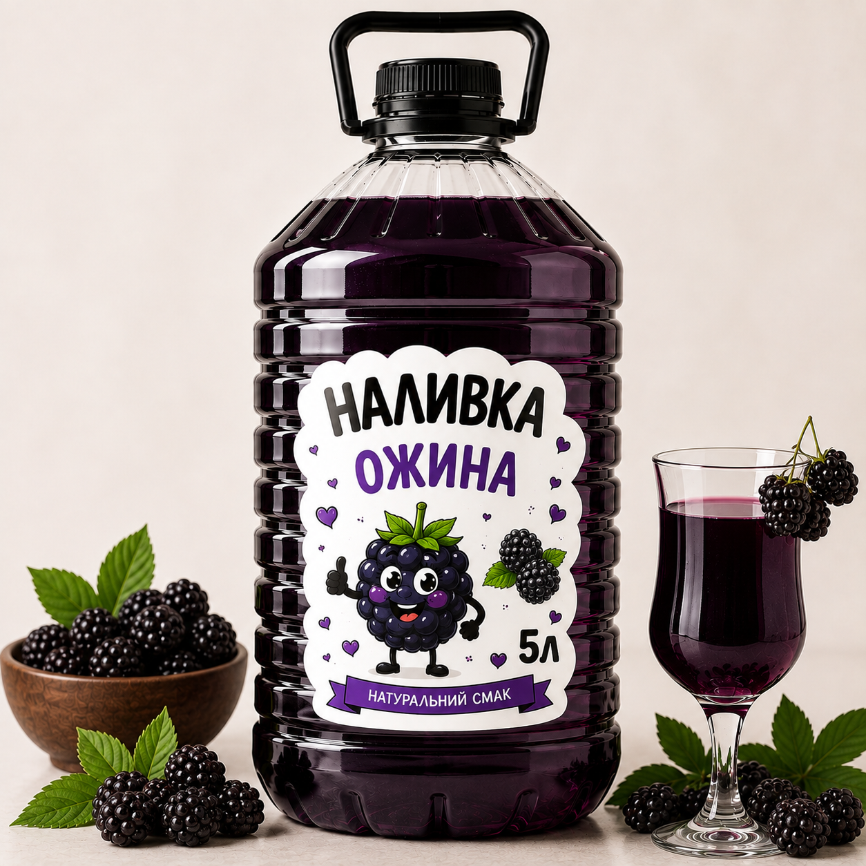 Наливка Ожина 5л